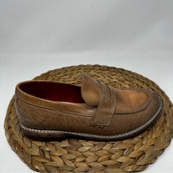 Bed Stu Shoes - Bed-Stu Reina Cobbler Series Penny Loafers Shoes Rustic Brown Leather Size 8